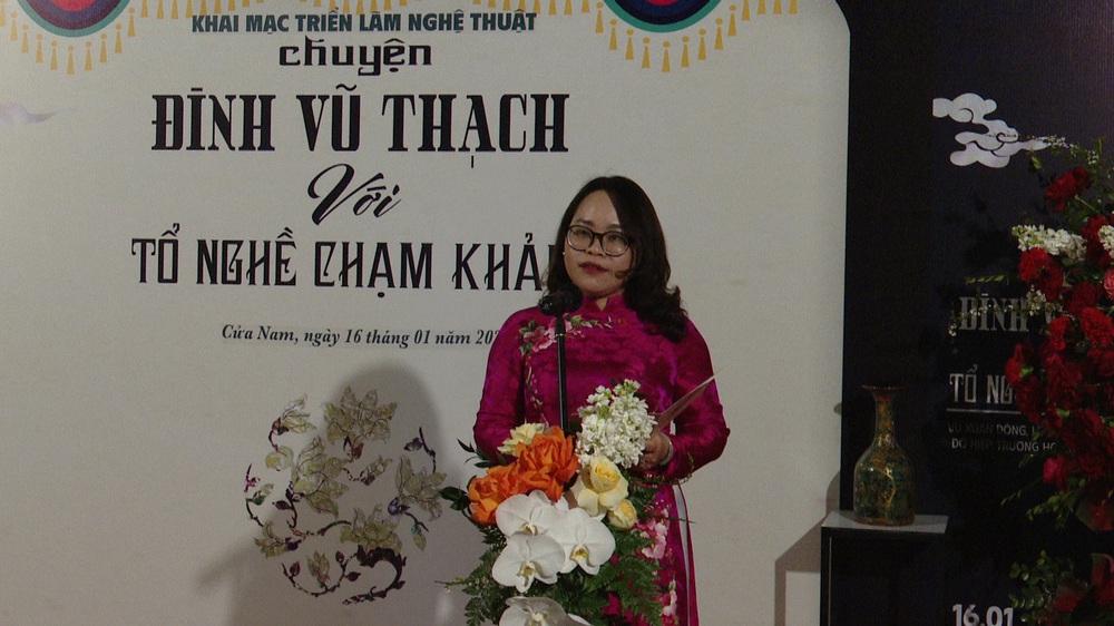 Triển lãm Chuyện đình Vũ Thạch - Nơi lưu dấu nghề chạm khảm Hà Nội - Ảnh 1.
