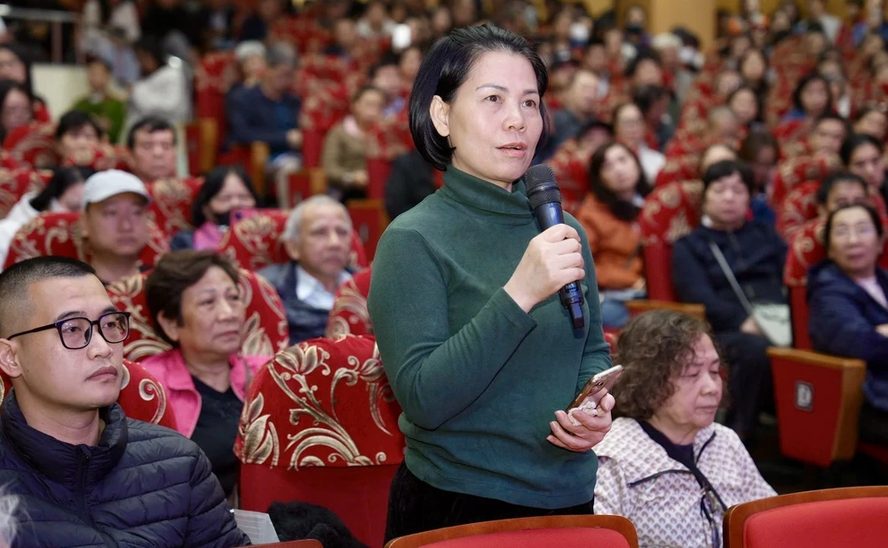 Hà Nội: Đối thoại giải phóng mặt bằng tuyến Vành đai 2,5 đoạn qua phường Thanh Xuân - Ảnh 3.