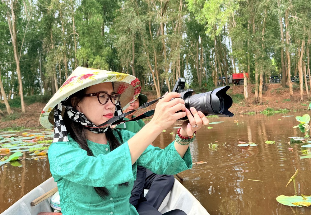 Khám phá rừng tràm đẹp và nổi tiếng nhất Việt Nam - Ảnh 6.