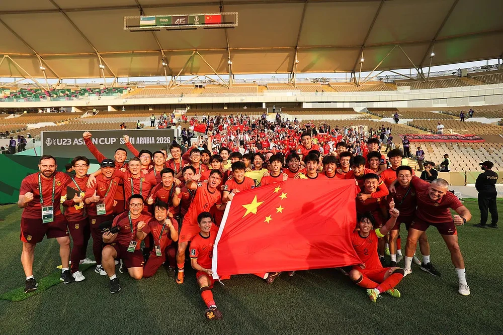 U23 Trung Quốc giành quyền vào bán kết giải Châu Á sau khi thắng Uzbekistan 4-2 bằng đá luân lưu ở tứ kết