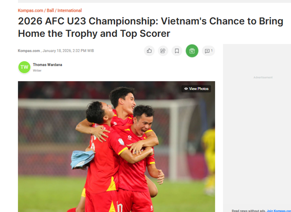 Báo Indonesia tin với Đình Bắc, U23 Việt Nam có cơ hội làm nên 2 thành tích lịch sử ở giải châu Á  - Ảnh 1.