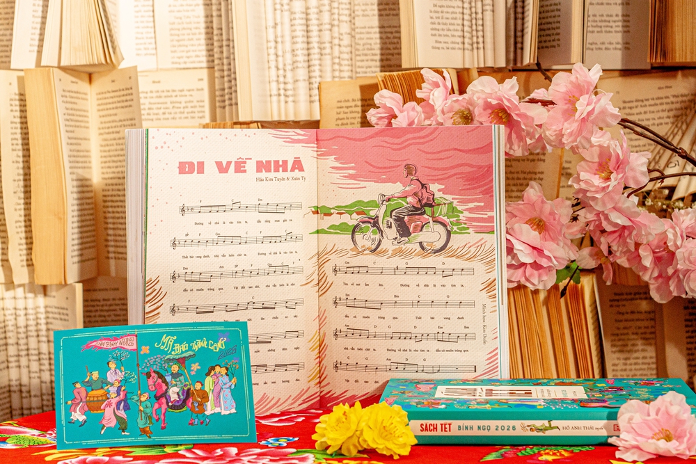 Mùa Xuân hiện diện trên từng trang 'Sách Tết Bính Ngọ 2026' - Ảnh 2. Mùa Xuân hiện diện trên từng trang 'Sách Tết Bính Ngọ 2026' - Ảnh 2.