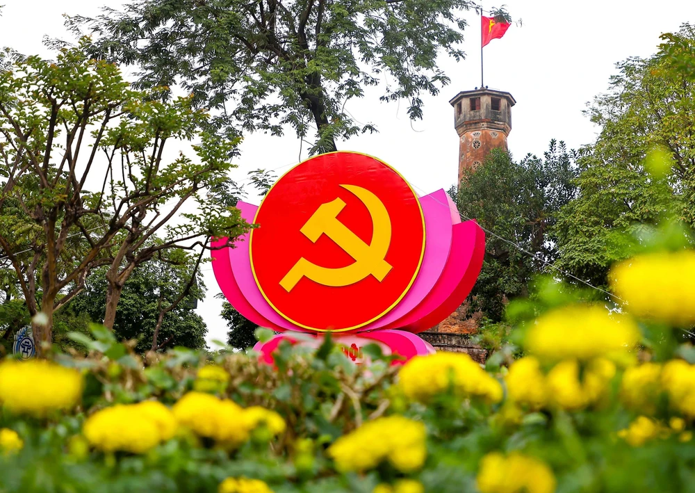 Đại hội XIV của Đảng: Thủ đô Hà Nội rực rỡ cờ hoa, hân hoan chào đón sự kiện chính trị trọng đại của đất nước - Ảnh 5.