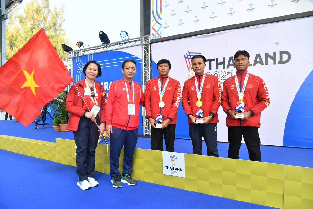 Võ Huỳnh Anh Khoa 'mở hàng' HCV cho đoàn thể thao Việt Nam tại ASEAN Para Games 2026 - Ảnh 5.
