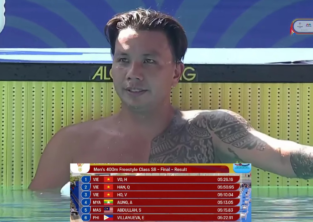 Võ Huỳnh Anh Khoa 'mở hàng' HCV cho thể thao đoàn thể thao Việt Nam tại ASEAN Para Games 2026 - Ảnh 1.
