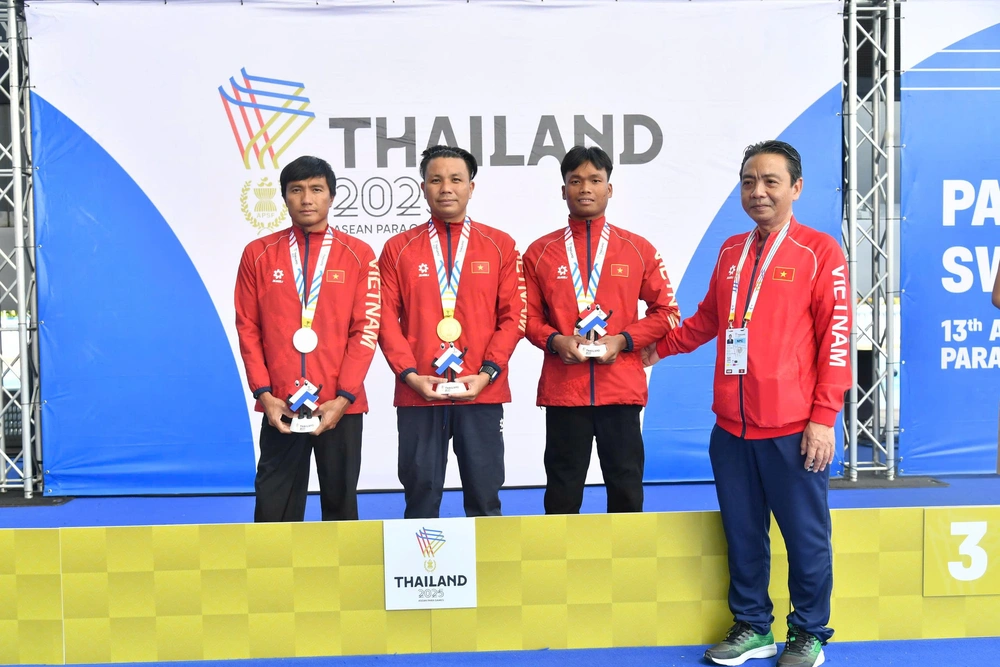Võ Huỳnh Anh Khoa 'mở hàng' HCV cho đoàn thể thao Việt Nam tại ASEAN Para Games 2026 - Ảnh 4.
