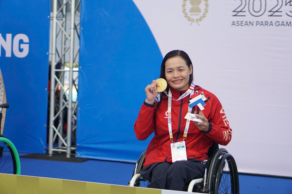 Việt Nam giành 8 HCV trong ngày thi đấu đầu tiên tại ASEAN Para Games 13 - Ảnh 1.