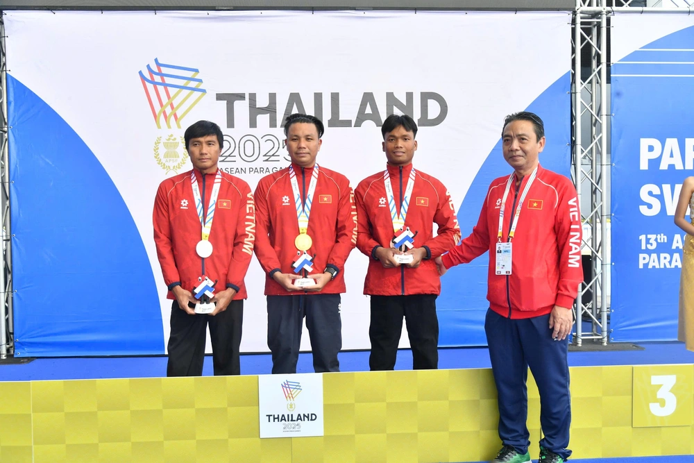 Bảng xếp hạng huy chương ASEAN Para Games 2026