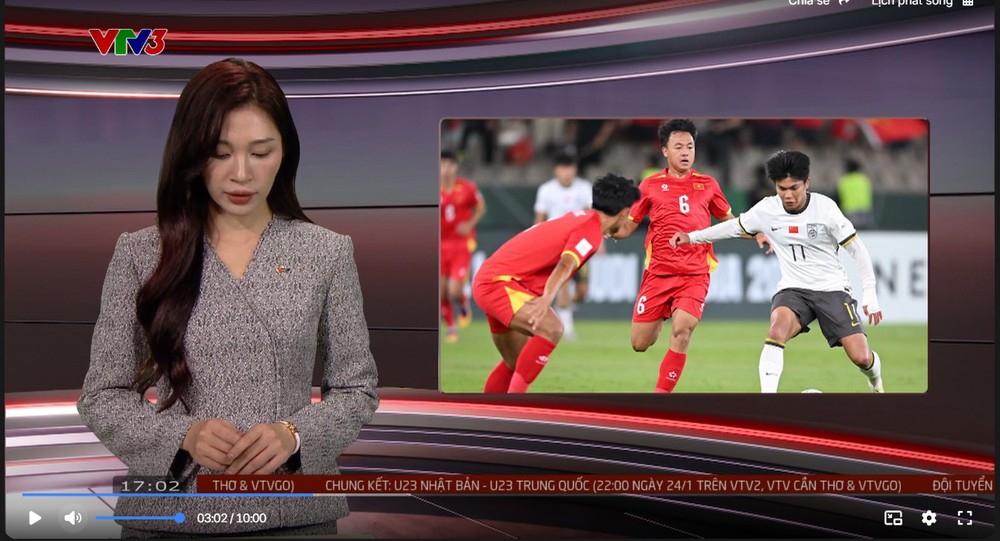Thay đổi về kênh phát sóng trực tiếp trận tranh hạng ba và chung kết U23 châu Á 2026 trên VTV - Ảnh 2.