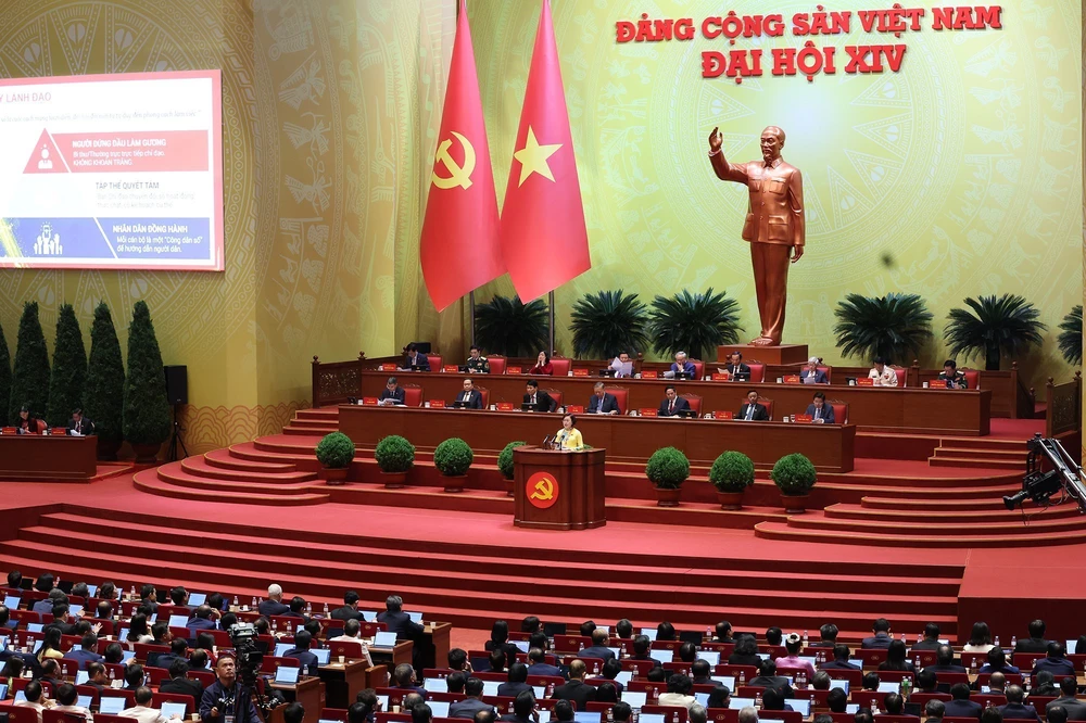 Ngày làm việc thứ hai Đại hội XIV của Đảng: Khát vọng về một Việt Nam phồn vinh, thịnh vượng - Ảnh 3.