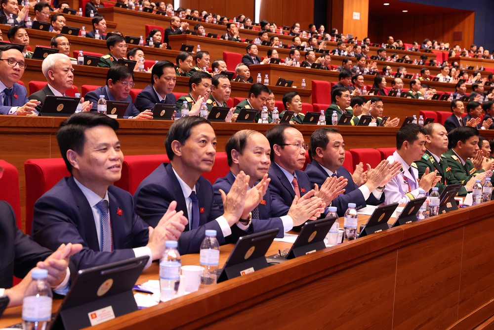 Thông cáo báo chí về ngày làm việc thứ hai Đại hội đại biểu toàn quốc lần thứ XIV của Đảng - Ảnh 2.