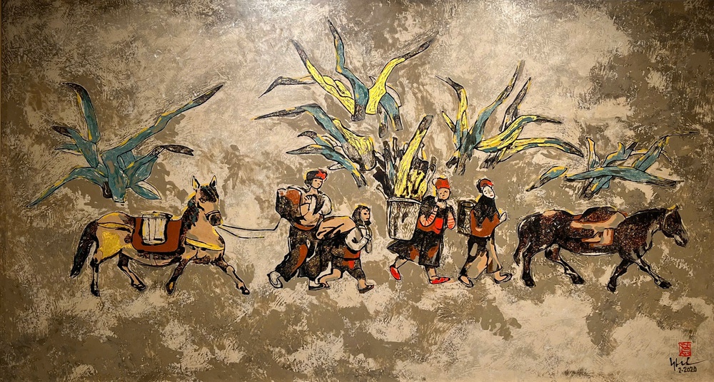 Hoạ sĩ Đỗ Đức: Vẽ ngựa như bạn đường mưu sinh - Ảnh 4. Hoạ sĩ Đỗ Đức: Vẽ ngựa như bạn đường mưu sinh - Ảnh 4.