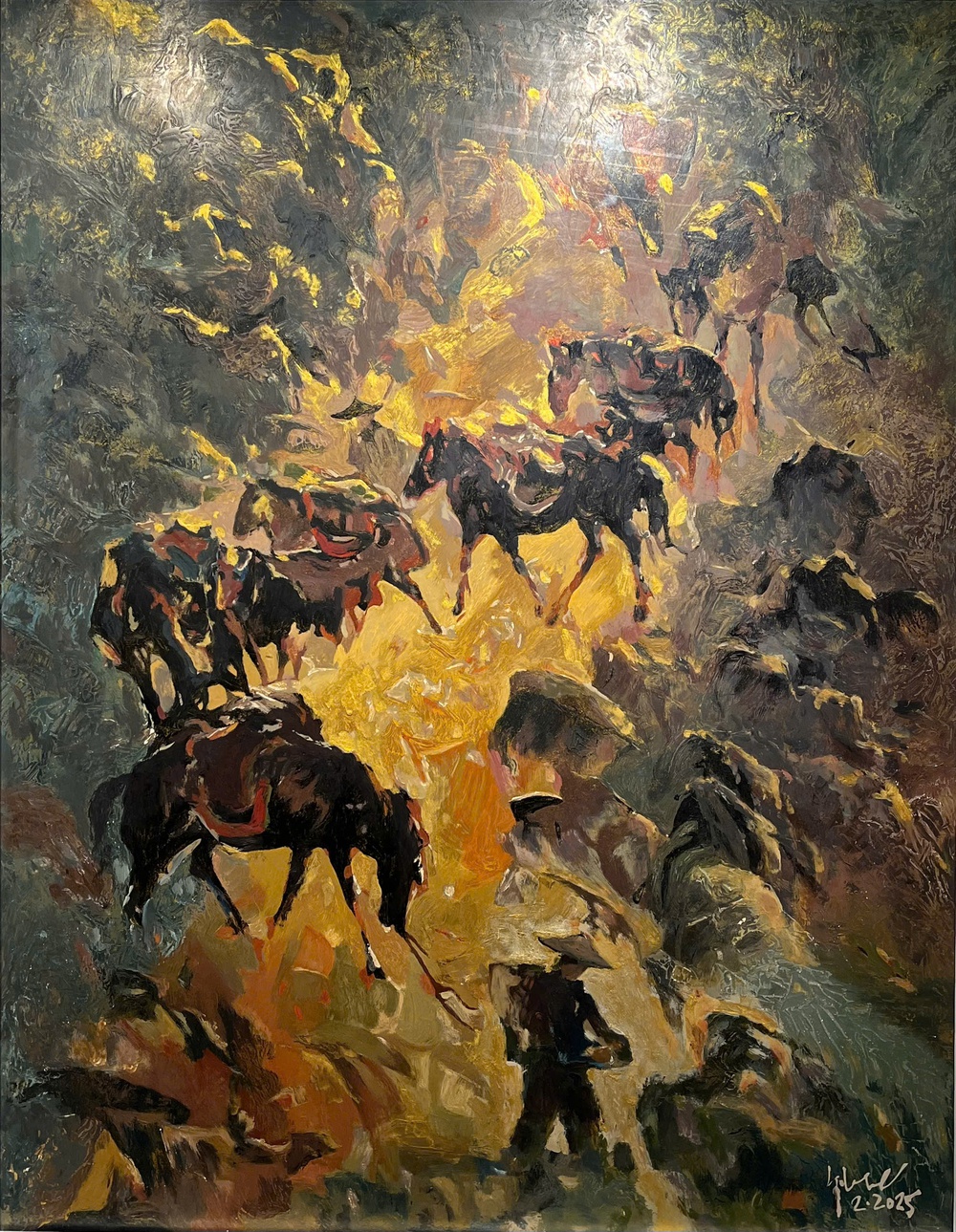 Hoạ sĩ Đỗ Đức: Vẽ ngựa như bạn đường mưu sinh - Ảnh 2. Hoạ sĩ Đỗ Đức: Vẽ ngựa như bạn đường mưu sinh - Ảnh 2.