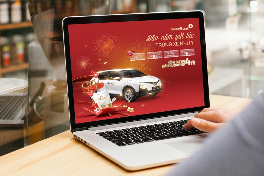 Trúng ô tô điện VinFast VF5 khi gửi tiết kiệm đầu năm 2026 tại VietinBank - Ảnh 1.