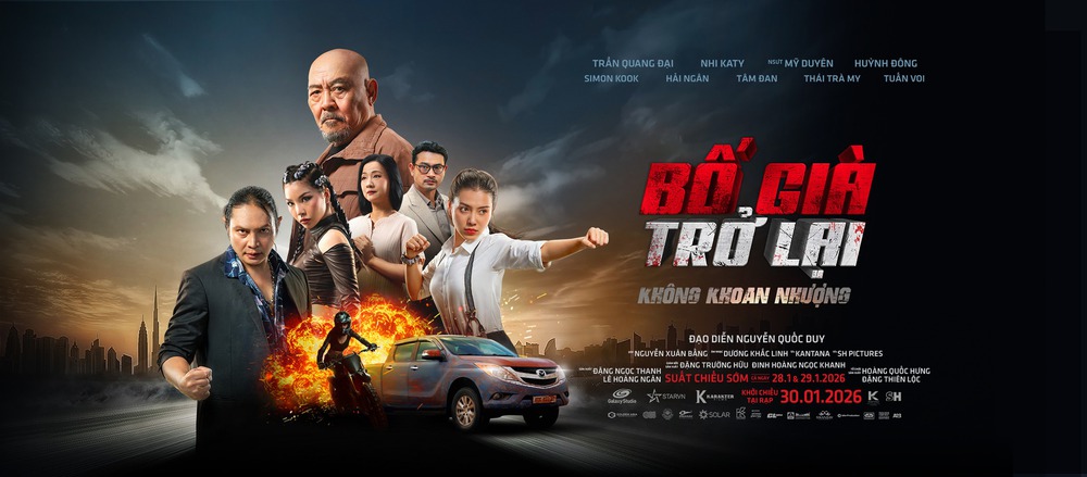 "Bố Già Trở Lại": Phim hành động Việt mang chuẩn mực quốc tế với sự góp mặt của ngôi sao Thái Lan Simon Kook - Ảnh 1.