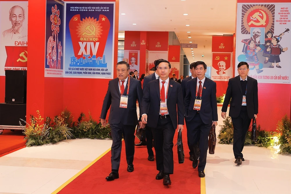 Thông cáo báo chí về ngày làm việc thứ tư Đại hội đại biểu toàn quốc lần thứ XIV của Đảng - Ảnh 2.