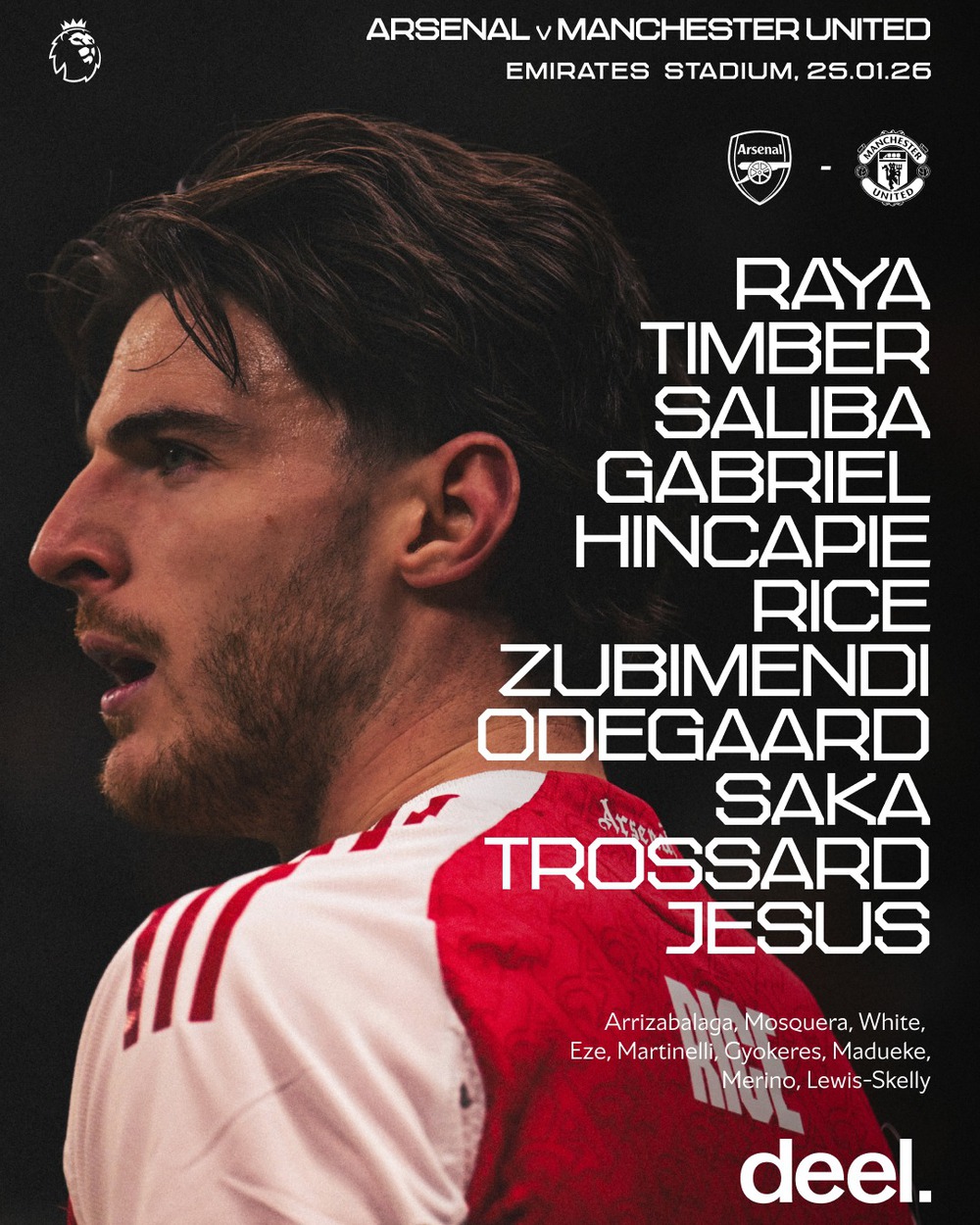 TRỰC TIẾP bóng đá Arsenal vs MU 23h30 hôm nay: Saka so tài Mbeumo - Ảnh 4.