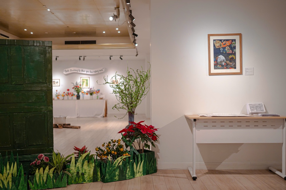 "A, Xuân đây rồi!" - Không gian xuân bước ra từ trang sách - Ảnh 2.