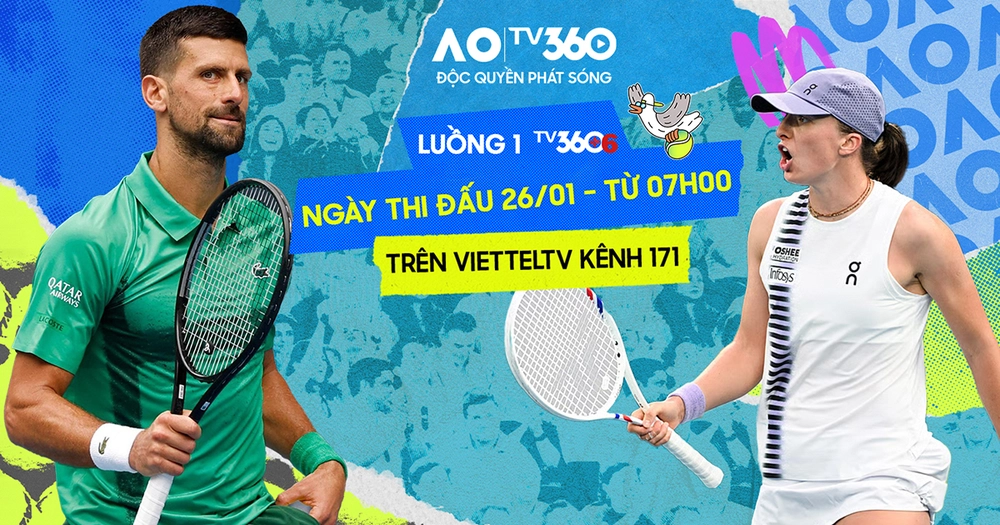 Link xem trực tiếp Australian Open 2026 hôm nay 26/1 - Ảnh 3.