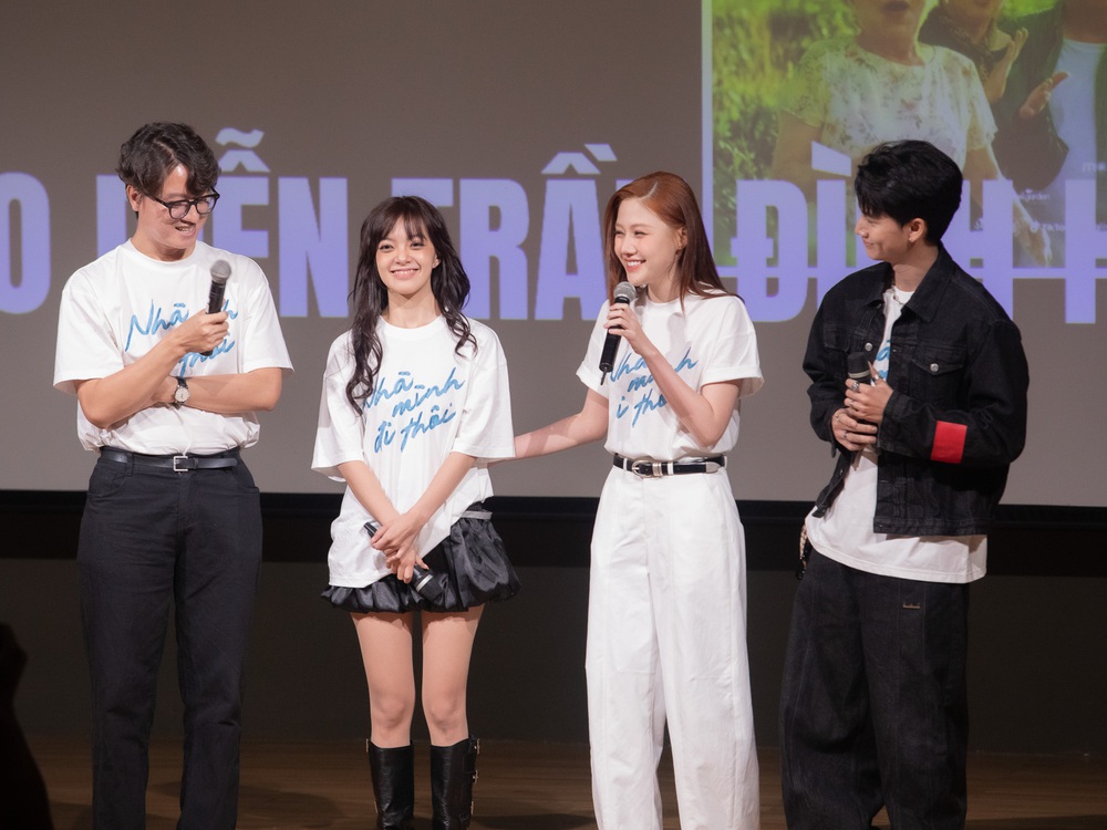 Dàn cast "Nhà mình đi thôi" mang câu chuyện gia đình vào giảng đường - Ảnh 1.