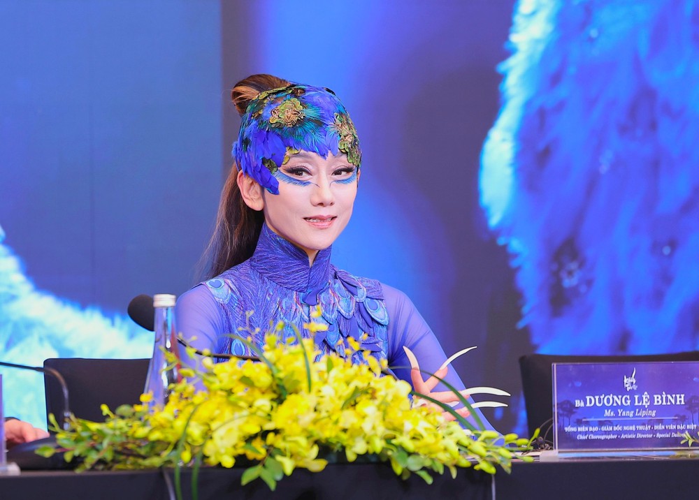 Nghệ sĩ Dương Lệ Bình sẽ trực tiếp biểu diễn chương "Mùa đông" trong tác phẩm. (Ảnh: Hòa Nguyễn)