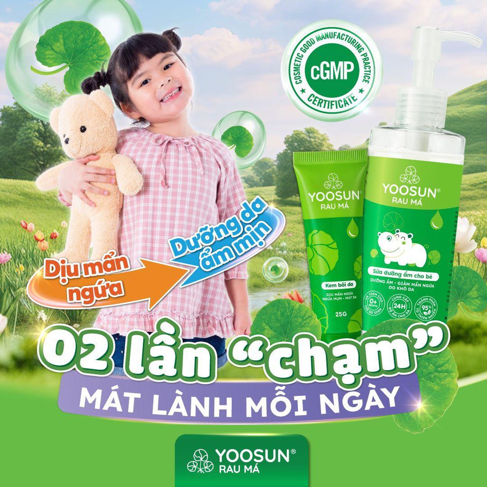 Kem bôi da và Sữa dưỡng ẩm Yoosun Rau Má – Bộ đôi chăm sóc da mùa đông này cho cả gia đình - Ảnh 1.