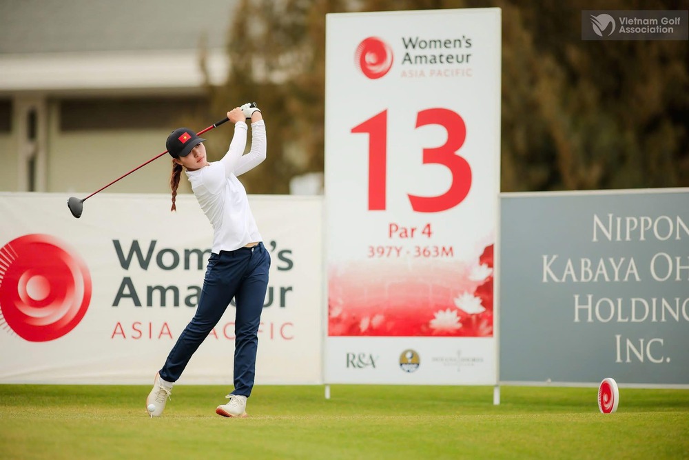 Chân dung Lê Chúc An - 'bóng hồng' 18 tuổi tạo dấu mốc lịch sử cho golf Việt Nam - Ảnh 5. Chân dung Lê Chúc An - 'bóng hồng' 18 tuổi tạo dấu mốc lịch sử cho golf Việt Nam - Ảnh 5.