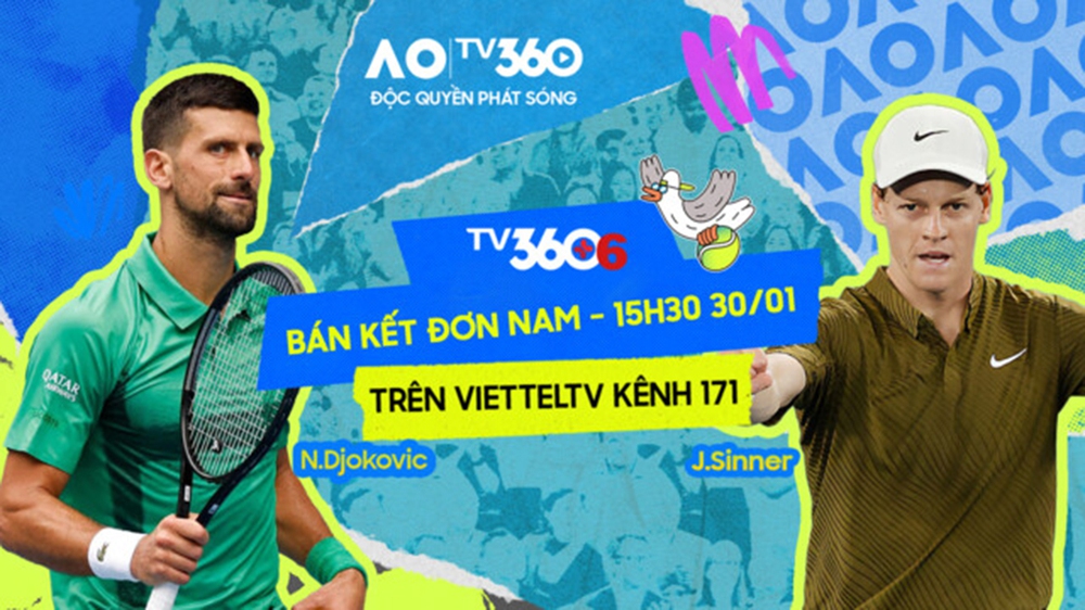 Link xem trực tiếp Djokovic vs Sinner