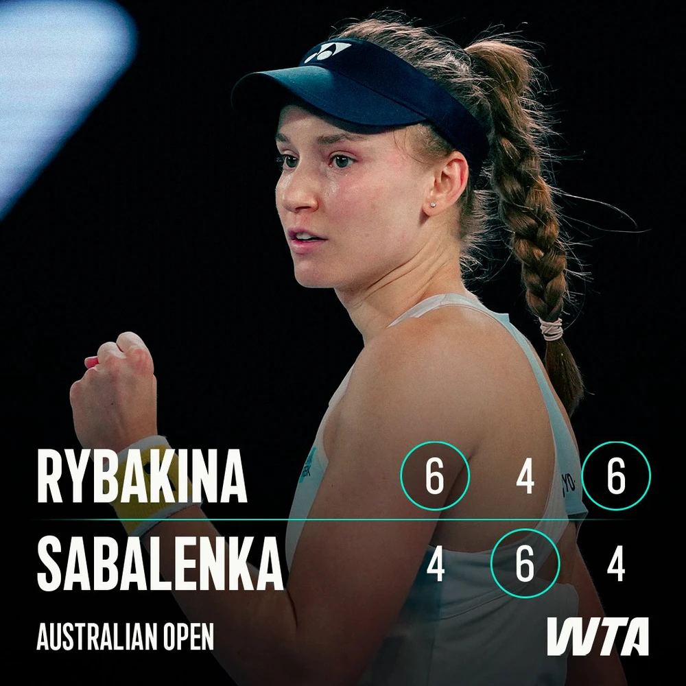 Chung kết Australian Open nữ 2026: Elena Rybakina thắng Aryna Sabalenka, giành chức vô địch ấn tượng - Ảnh 1.