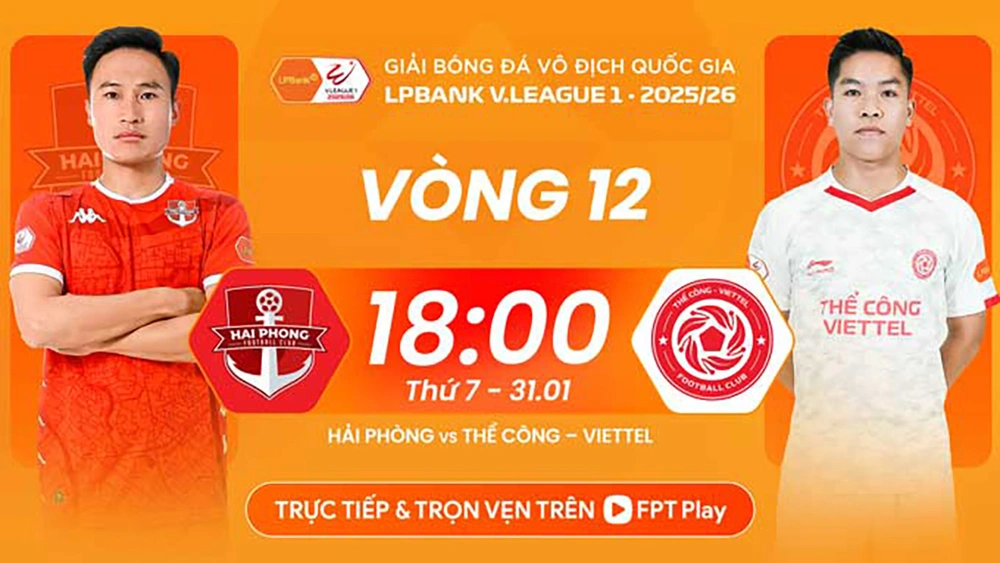 Link xem trực tiếp bóng đá Hải Phòng vs Thể Công Viettel 18h00 hôm nay, V-League vòng 12 - Ảnh 2.