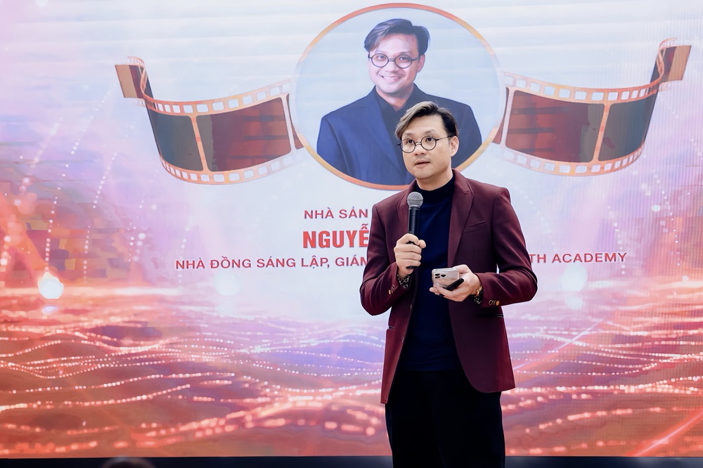 Diễn viên Mai Thu Huyền "bắt tay" đạo diễn Khải Anh đào tạo AI trong làm phim - Ảnh 3.