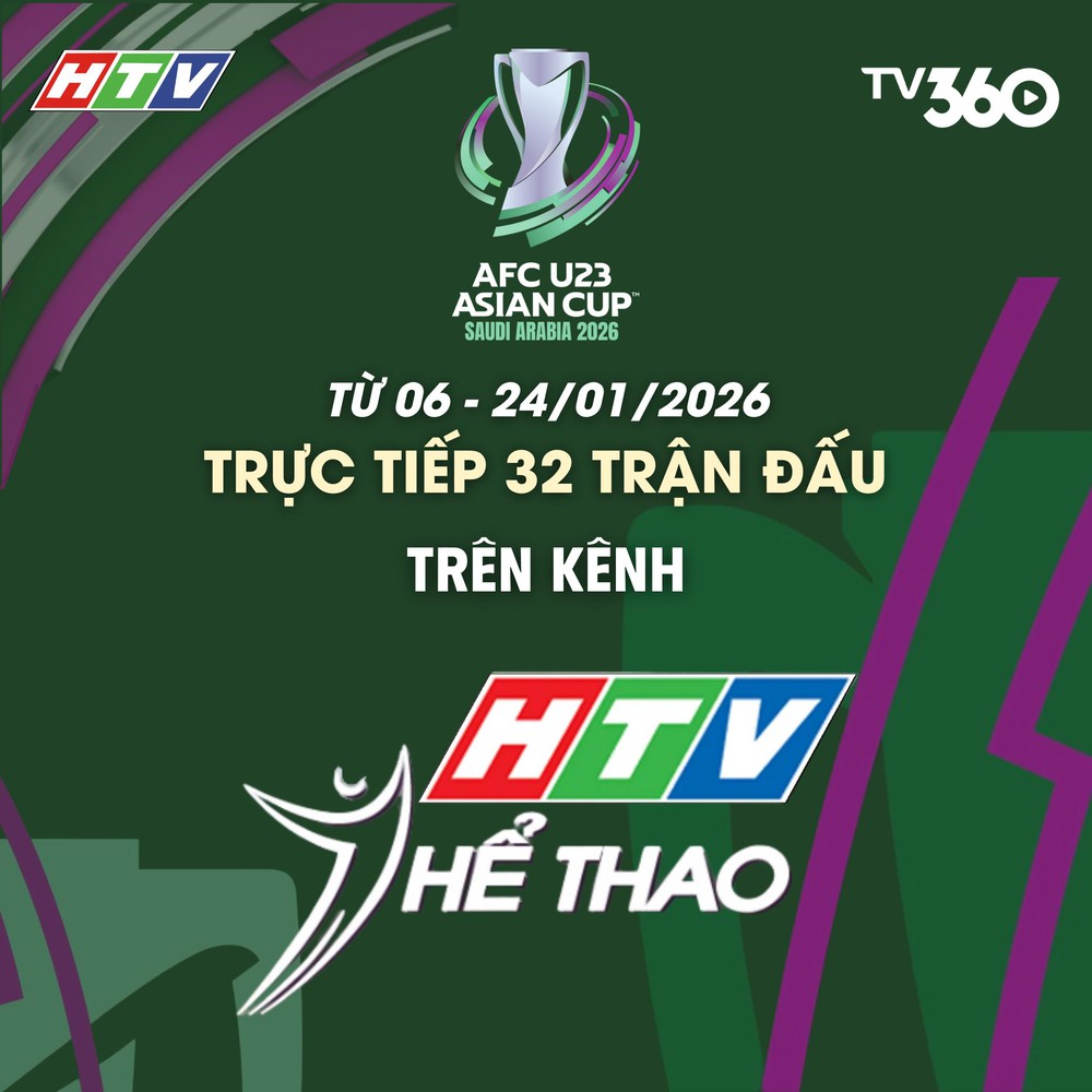 Nhà đài thứ 2 của Việt Nam công bố trực tiếp VCK U23 châu Á 2026 - Ảnh 1.