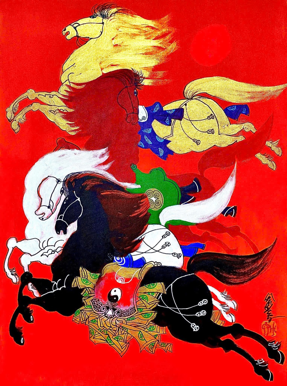 Họa sĩ Lê Trí Dũng - "Sống với ngựa, vẽ bằng cả trái tim" - Ảnh 2.