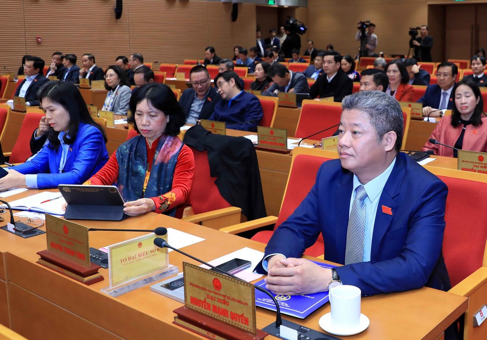 Khai mạc Kỳ họp thứ 30 HĐND thành phố Hà Nội khóa XVI - Ảnh 8. Khai mạc Kỳ họp thứ 30 HĐND thành phố Hà Nội khóa XVI - Ảnh 8.