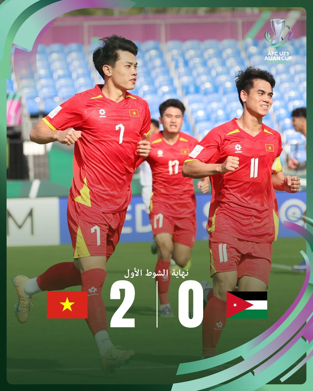 VTV5 VTV6 trực tiếp bóng đá Việt Nam vs Jordan 18h30 hôm nay, vòng bảng VCK U23 châu Á 2026 - Ảnh 2. VTV5 VTV6 trực tiếp bóng đá Việt Nam vs Jordan 18h30 hôm nay, vòng bảng VCK U23 châu Á 2026 - Ảnh 2.