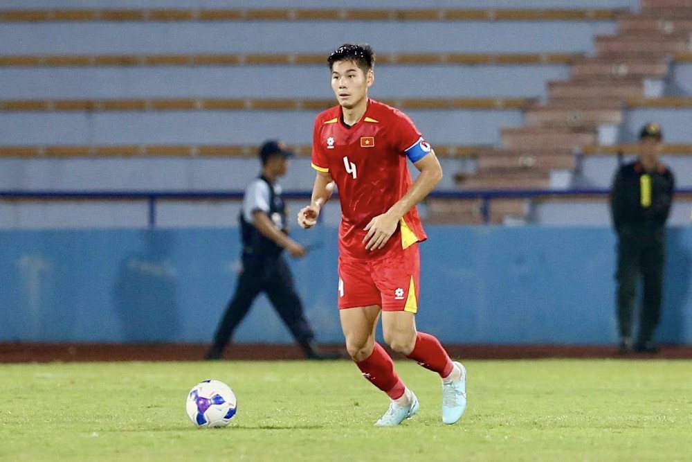 Hiểu Minh chơi nổi bật trong chiến thắng 2-0 trước U23 Jordan. Ảnh: FBNV Hiểu Minh chơi nổi bật trong chiến thắng 2-0 trước U23 Jordan. Ảnh: FBNV