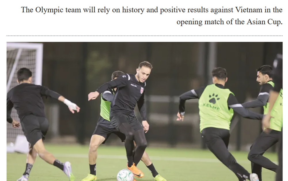 Báo Tây Á tiết lộ thống kê ấn tượng về tuyển trẻ Jordan, U23 Việt Nam gặp thử thách lớn - Ảnh 1. Báo Tây Á tiết lộ thống kê ấn tượng về tuyển trẻ Jordan, U23 Việt Nam gặp thử thách lớn - Ảnh 1.