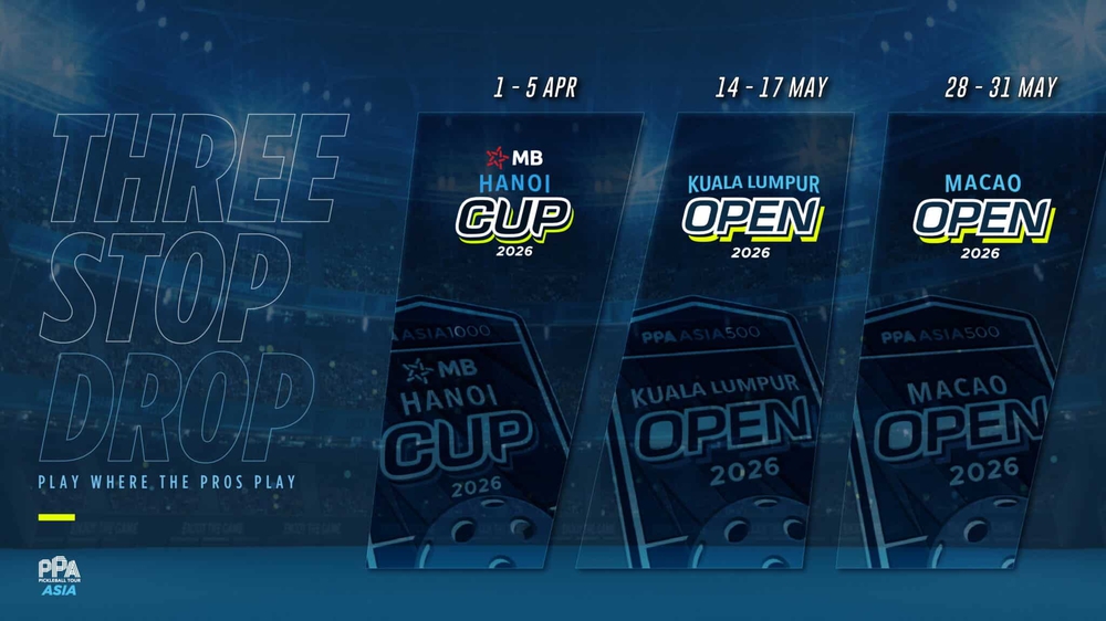 Việt Nam được chọn là chặng mở màn Pickleball PPA Tour châu Á 2026 - Ảnh 1.
