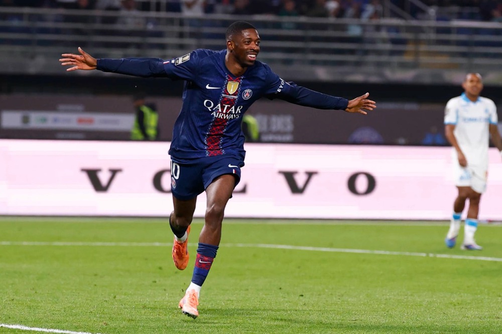 PSG đăng quang Siêu cúp Pháp sau loạt luân lưu nghẹt thở trước Marseille - Ảnh 1. PSG đăng quang Siêu cúp Pháp sau loạt luân lưu nghẹt thở trước Marseille - Ảnh 1.