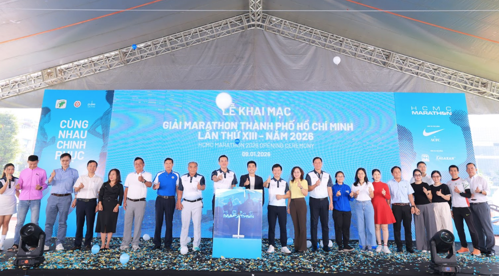 Gần 11.000 vận động viên hòa nhịp cùng HCMC Marathon 2026 - Ảnh 3.