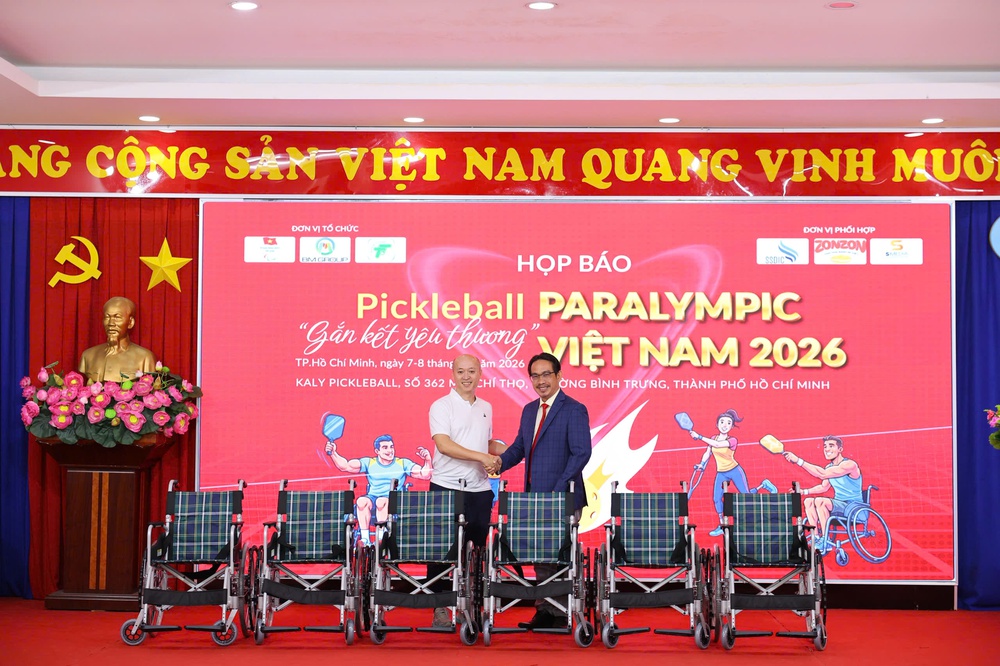 Giải Pickleball Paralympic Việt Nam 2026 lan tỏa thông điệp "Gắn kết yêu thương"  - Ảnh 3.