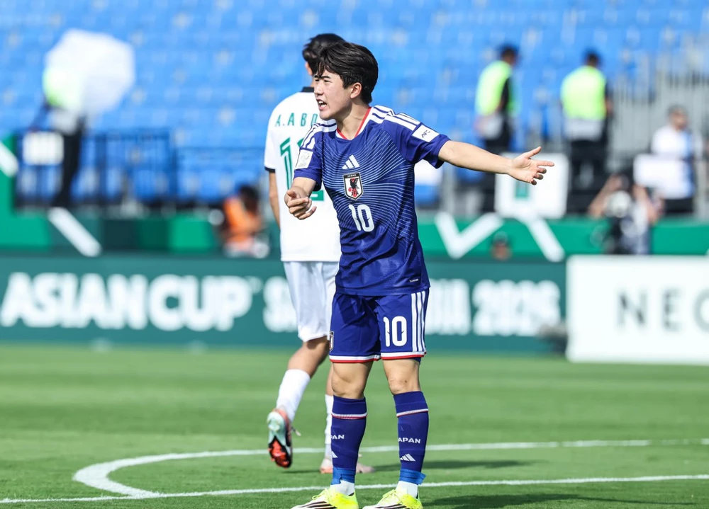 'Thần đồng' 19 tuổi Nhật Bản bùng nổ khi đóng góp 4 bàn trong 1 trận, có thể gặp U23 Việt Nam ở tứ kết - Ảnh 3.