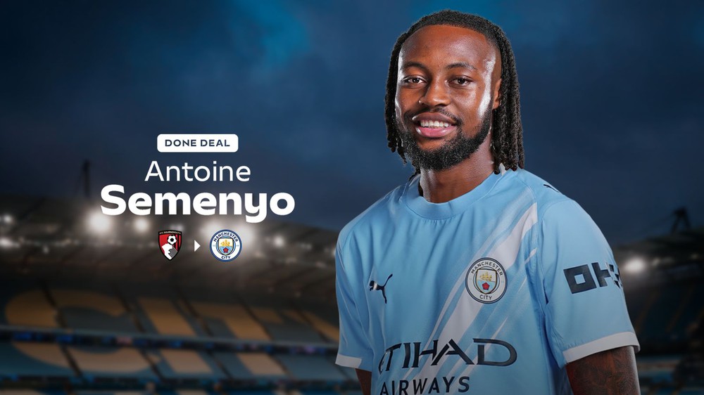 Man City chính thức chiêu mộ Semenyo với giá khủng - Ảnh 1. Man City chính thức chiêu mộ Semenyo với giá khủng - Ảnh 1.