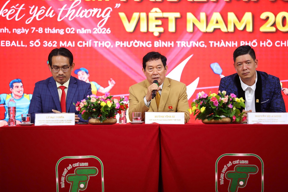 Giải Pickleball Paralympic Việt Nam 2026 lan tỏa thông điệp "Gắn kết yêu thương"  - Ảnh 1.