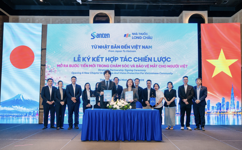 Long Châu và Santen hợp tác nâng cao chăm sóc sức khỏe mắt cộng đồng - Ảnh 2. Long Châu và Santen hợp tác nâng cao chăm sóc sức khỏe mắt cộng đồng - Ảnh 2.