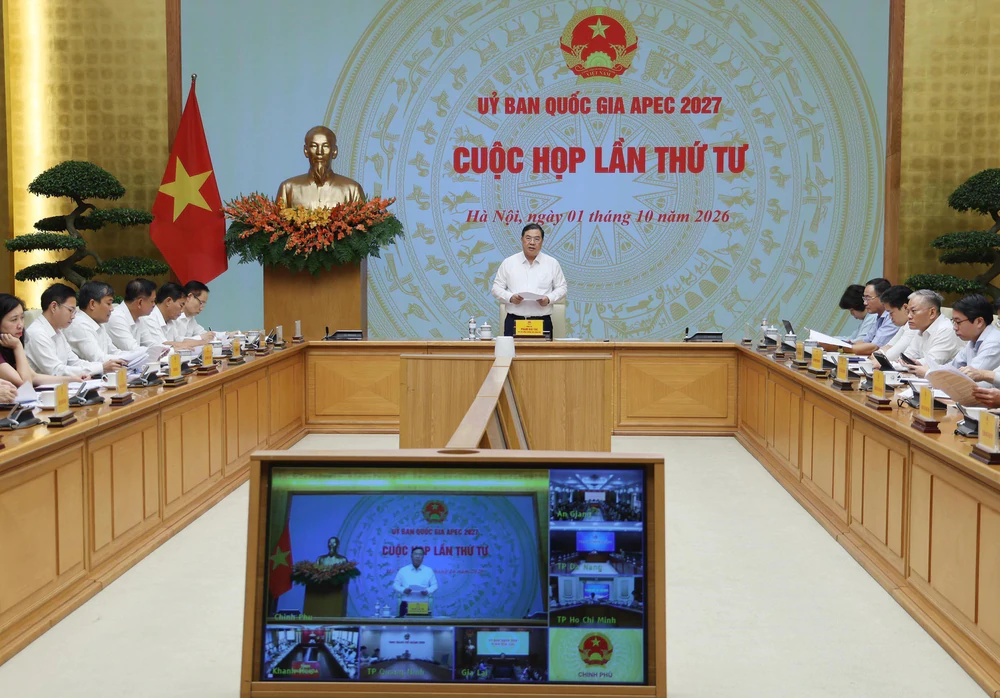 Cuộc họp lần thứ tư Ủy ban Quốc gia APEC 2027: Chuẩn bị Năm APEC chủ động, chuyên nghiệp, chu đáo, hiệu quả - Ảnh 1.