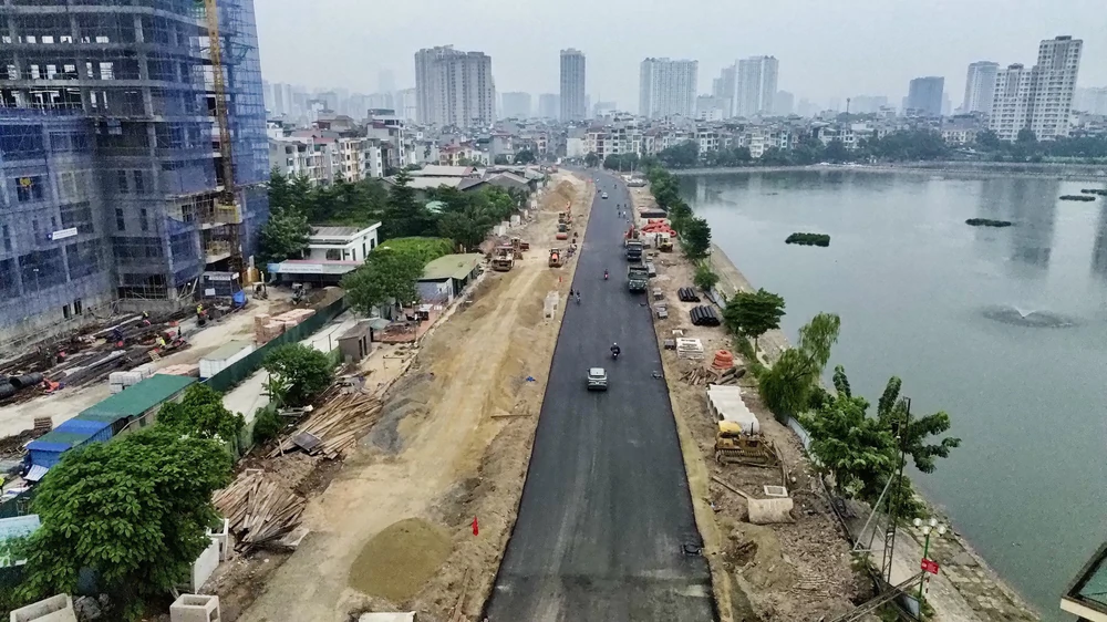 Hà Nội thông xe kỹ thuật các đoạn tuyến đường Vành đai 2,5 - Ảnh 4. Hà Nội thông xe kỹ thuật các đoạn tuyến đường Vành đai 2,5 - Ảnh 4.