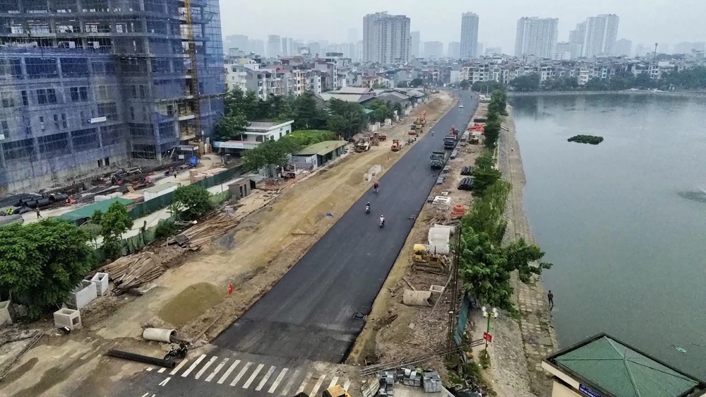 Hà Nội thông xe kỹ thuật các đoạn tuyến đường Vành đai 2,5 - Ảnh 5. Hà Nội thông xe kỹ thuật các đoạn tuyến đường Vành đai 2,5 - Ảnh 5.