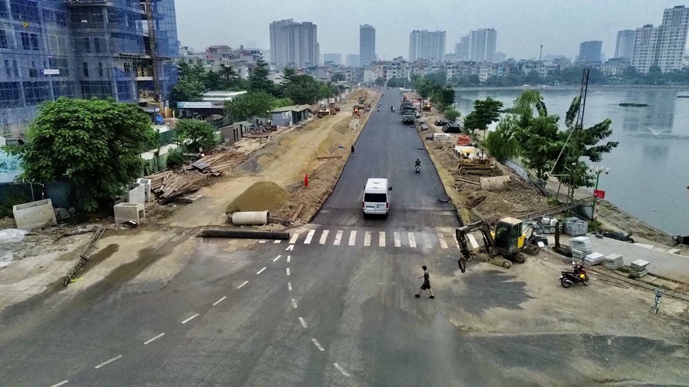 Hà Nội thông xe kỹ thuật các đoạn tuyến đường Vành đai 2,5 - Ảnh 8. Hà Nội thông xe kỹ thuật các đoạn tuyến đường Vành đai 2,5 - Ảnh 8.