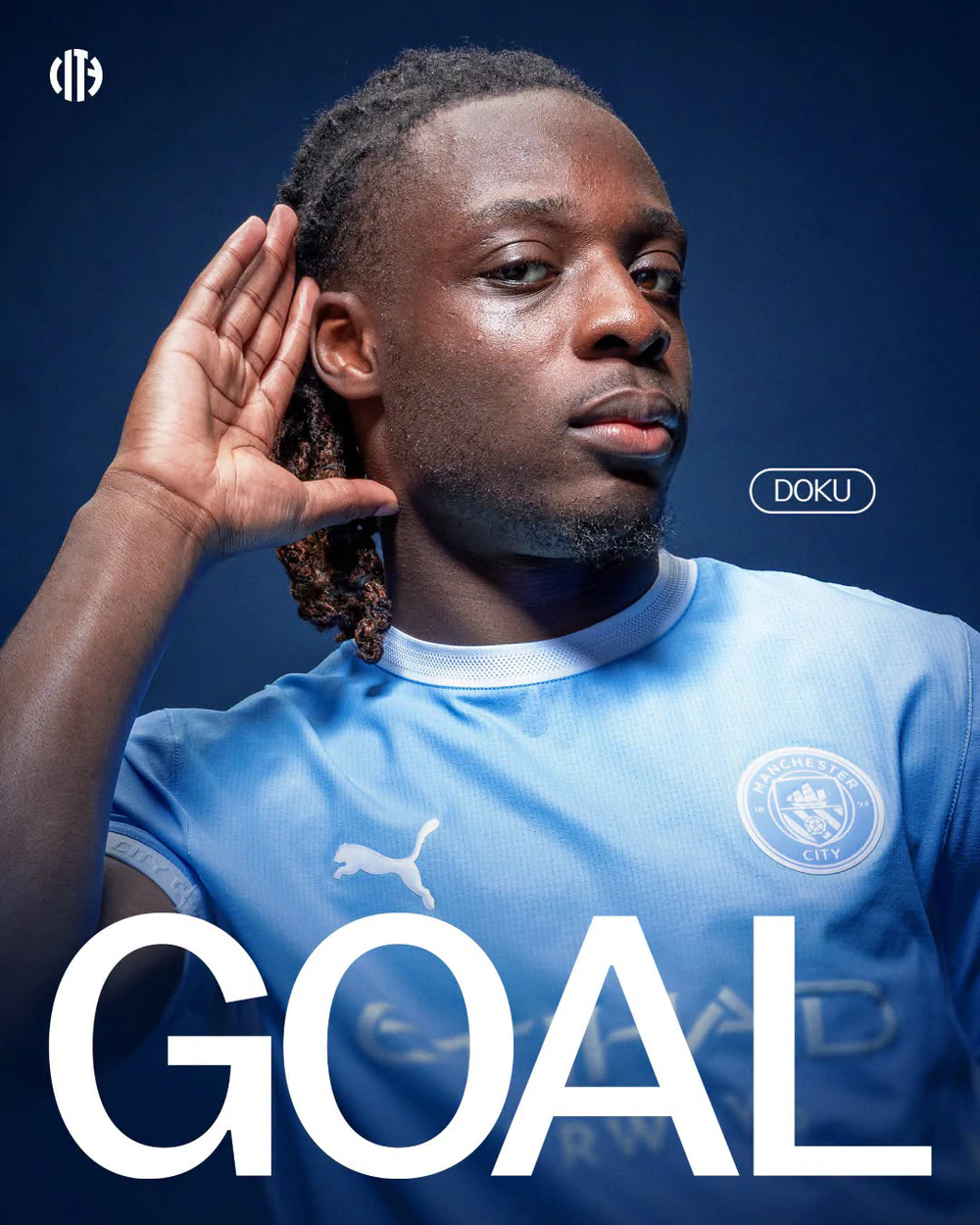 Doku nâng tỷ số lên 2-0. Ảnh: CLB Man City